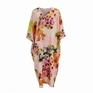 Natori Multicolor Floral Women's Loungewear Caftan
